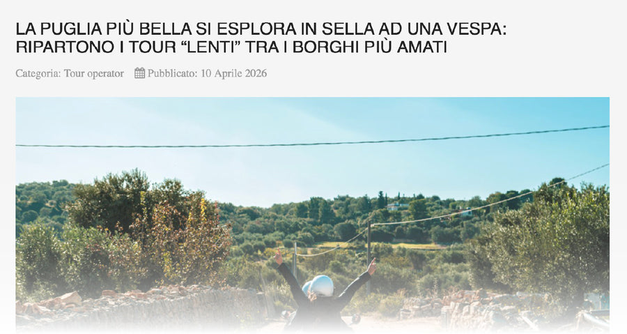 La Puglia più bella si esplora in sella ad una Vespa