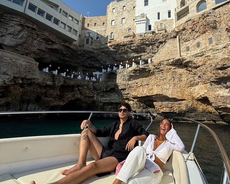 From Bari: Boat Tour of the Caves and Self-Guided Tour of Polignano a Mare