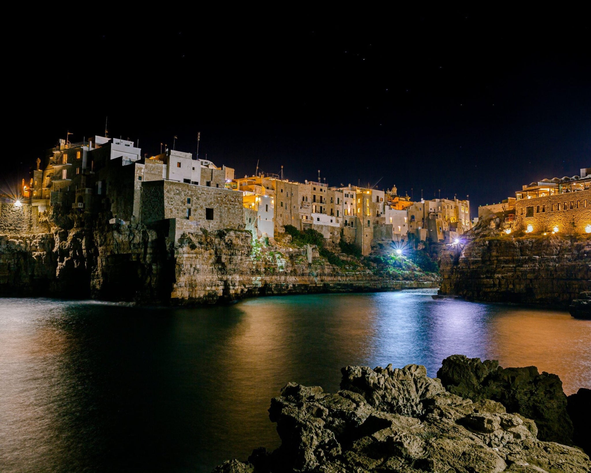 Tour en barco por las cuevas de Polignano de noche - Magia de la tarde entre mar y estrellas-3